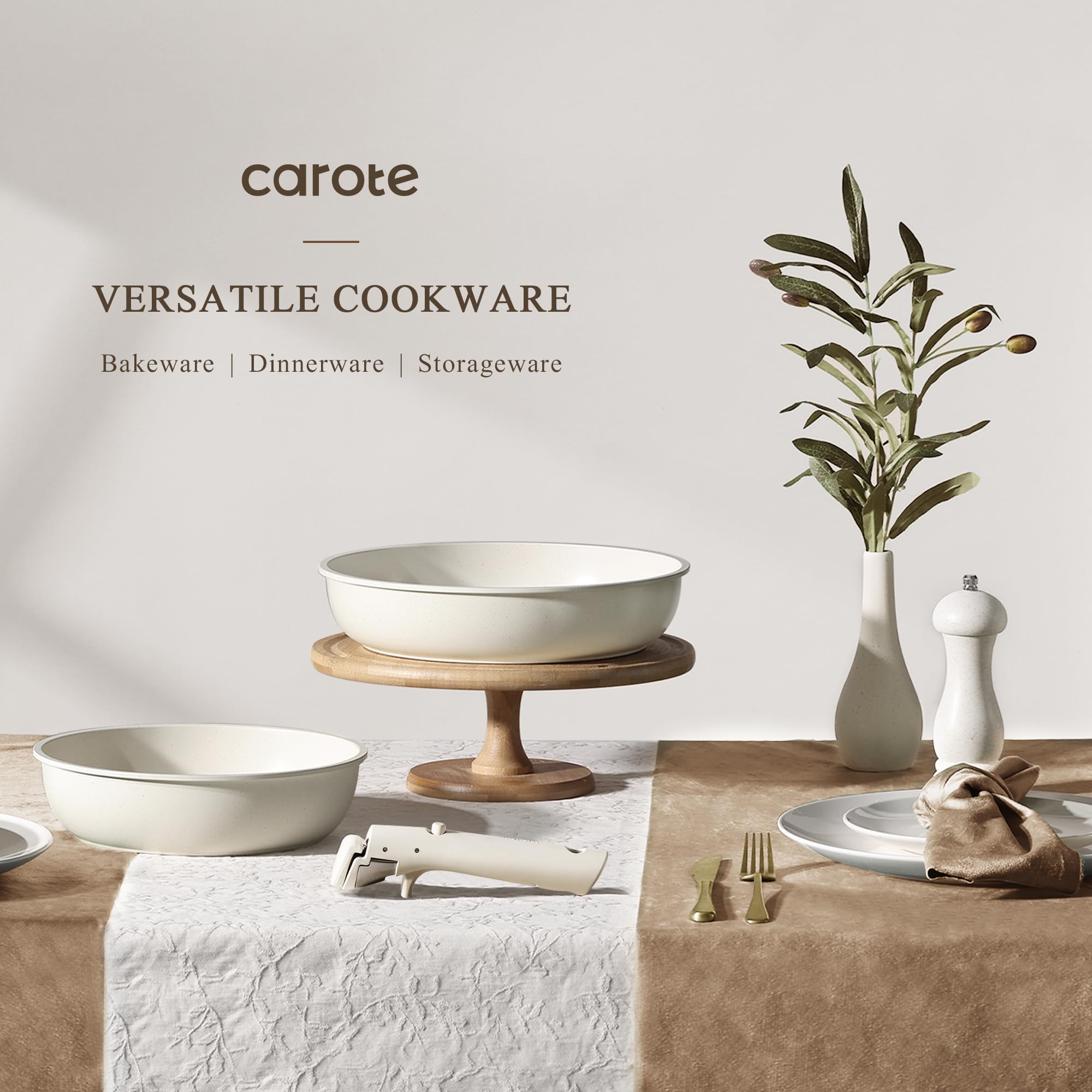 Carote protectores de olla para un almacenamiento seguro.