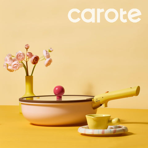 CAROTE revestimiento antiadherente de alta durabilidad facilita la limpieza tras cocinar.