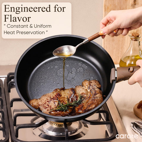 CAROTE tapas de silicona 8 pulgadas, sellan y ahorran energía.