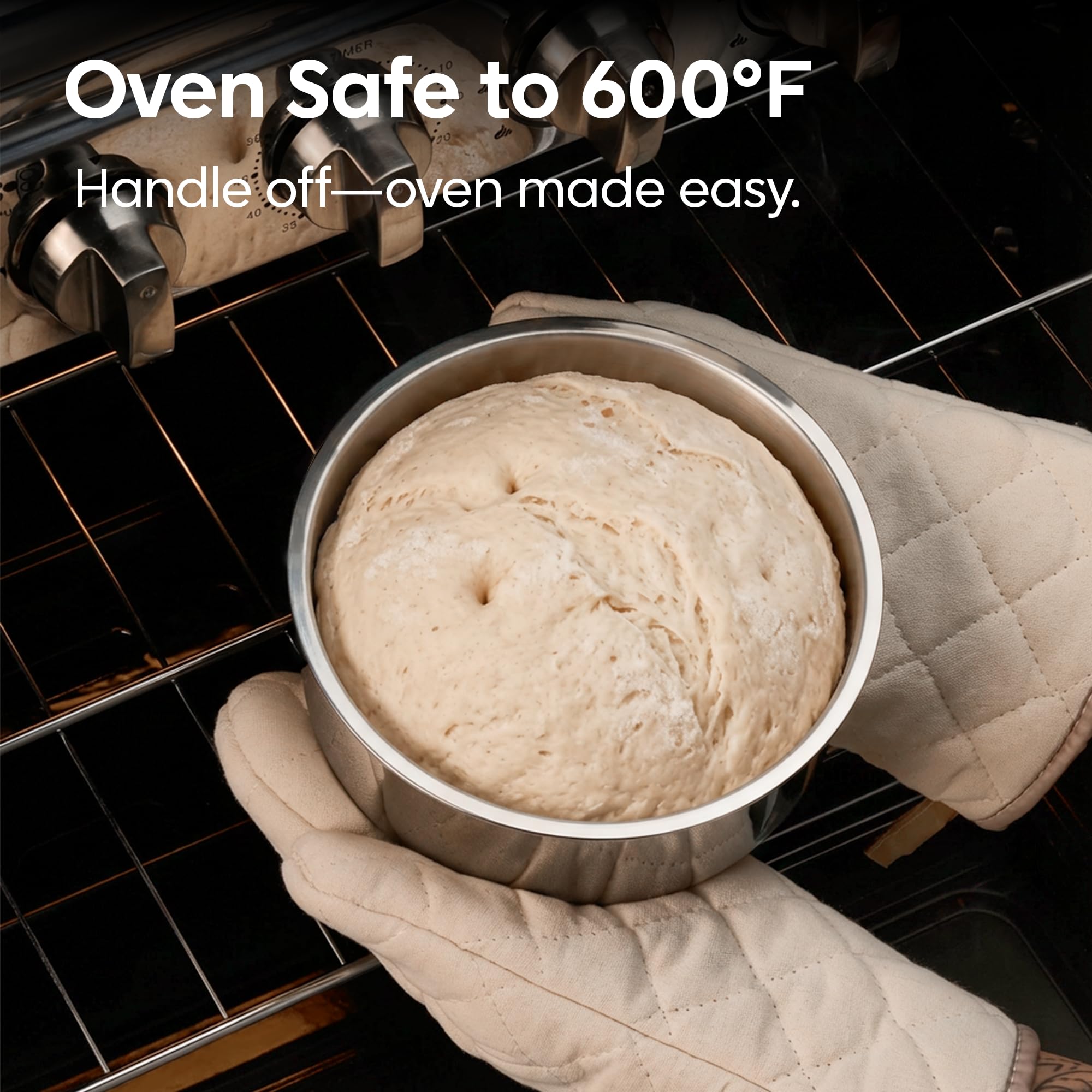 CAROTE tapas de vidrio aptas para horno e inducción, visibilidad durante la cocción