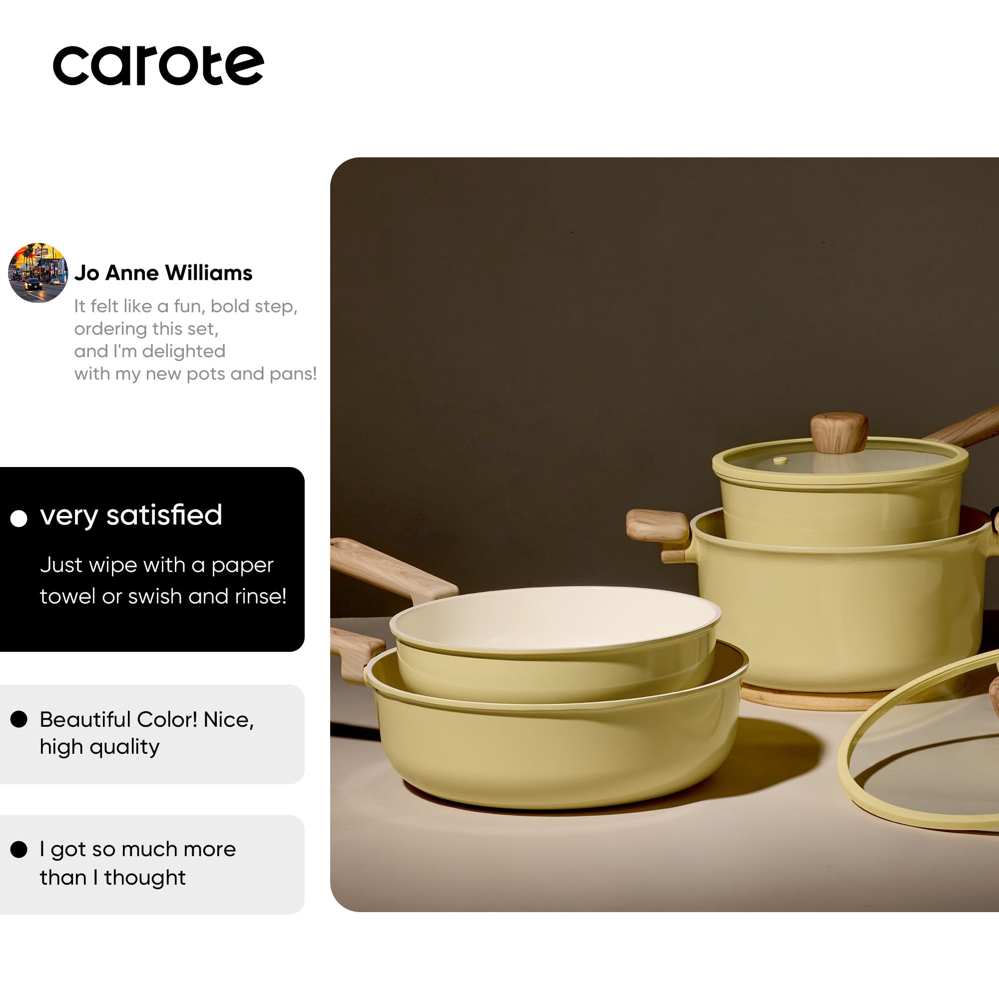 CAROTE utensilios de cocina, conjunto práctico para cocinar con comodidad.