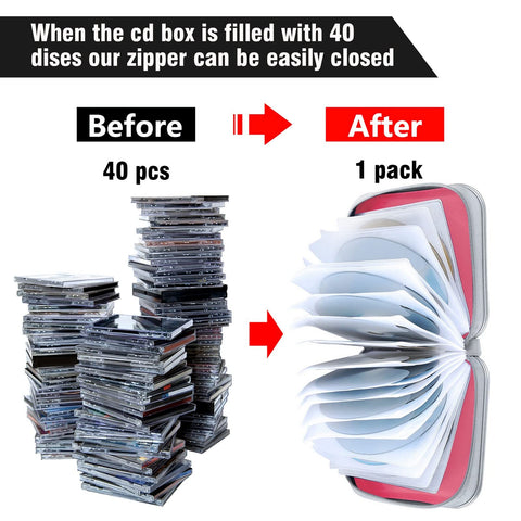 Cierre de cremallera suave en estuche Siveit rosa, fácil de cerrar.