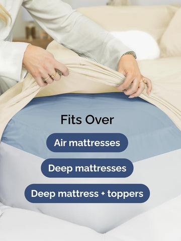 CGK Unlimited sábanas Cal King transpirables para descanso fresco