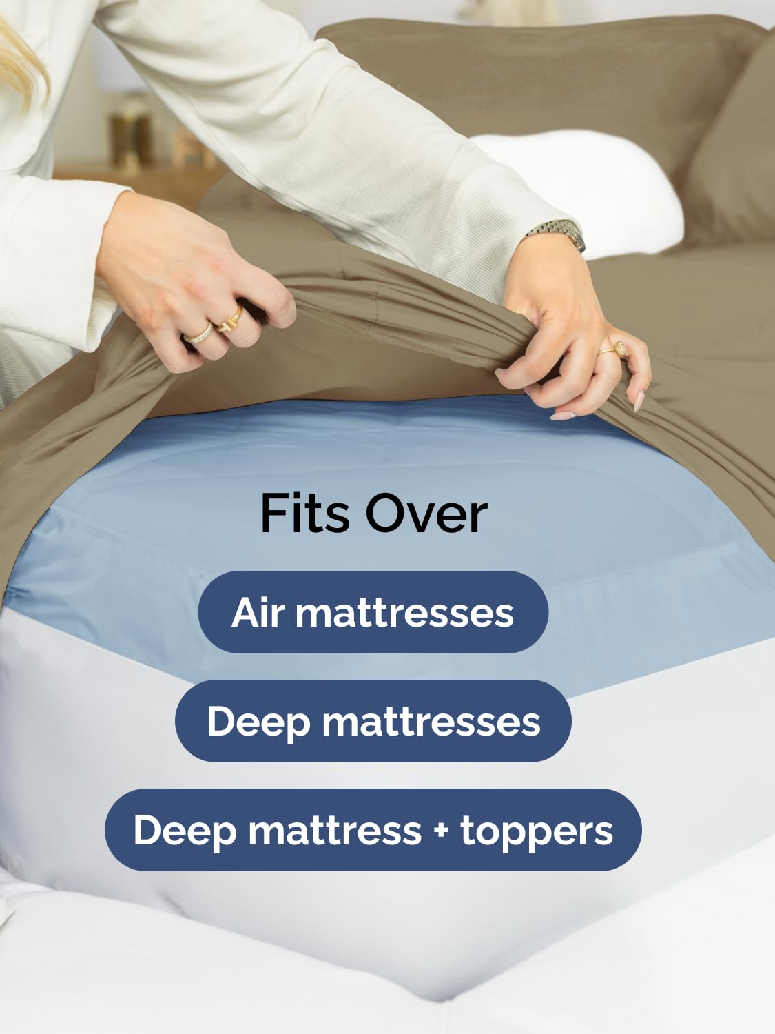 CGK Unlimited sábanas rey, duraderas y fáciles de lavar para familias activas