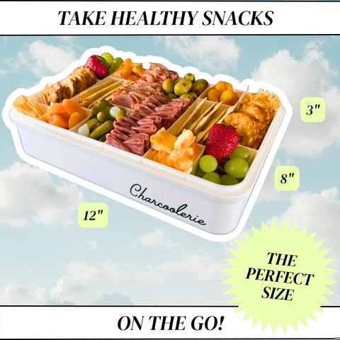 Charcoolerie tapas 4 cierres herméticos evita derrames durante el traslado