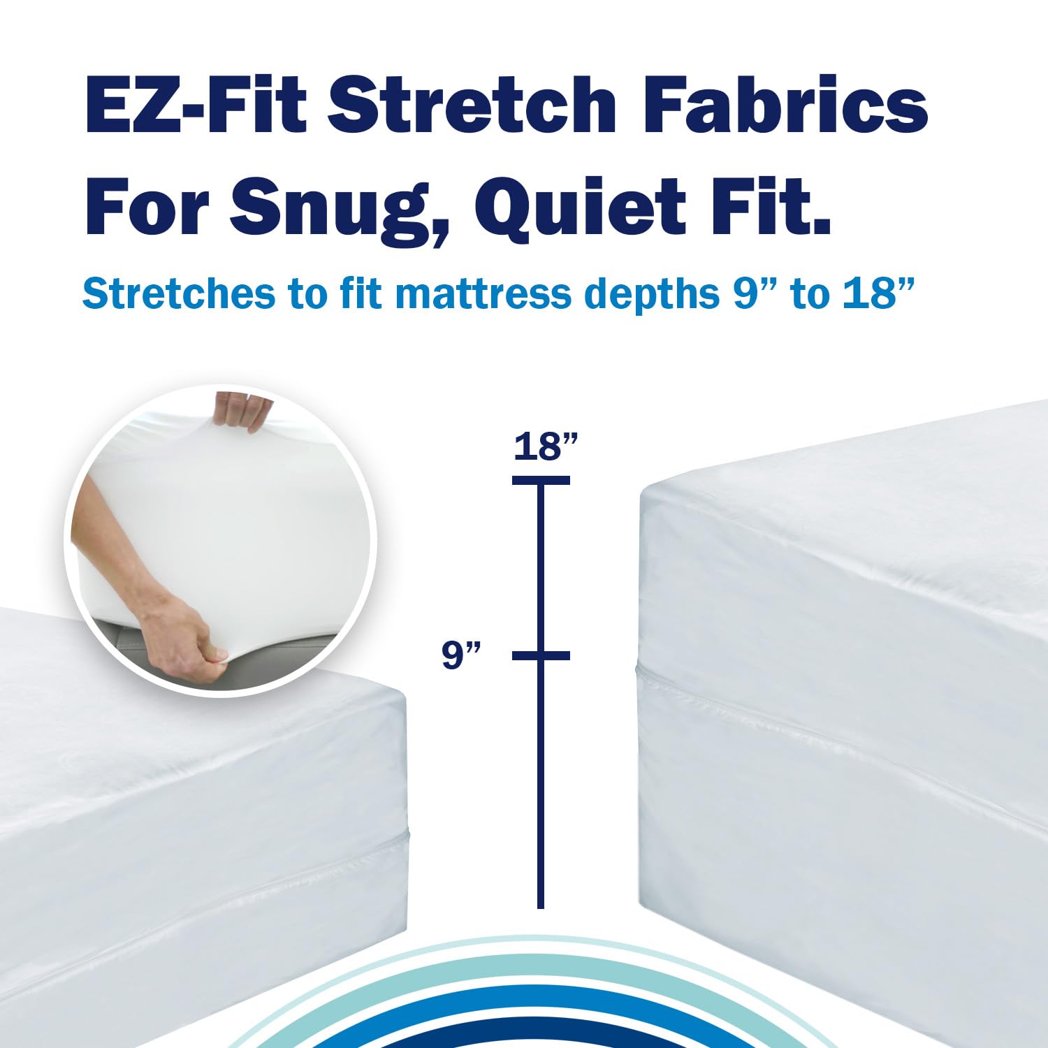 CleanRest PRO Presto diseño con ventilación para dormir más fresco.