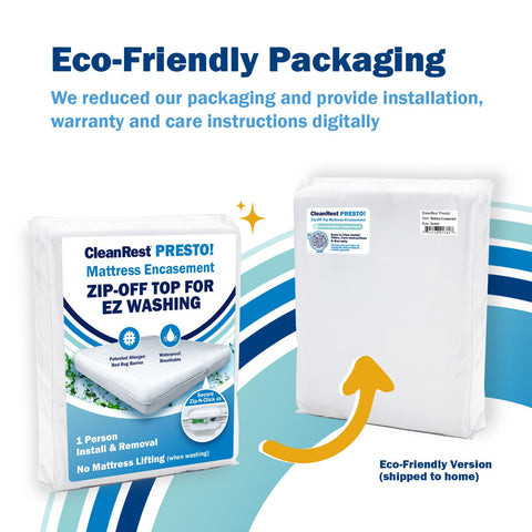 CleanRest PRO Presto empaque ecológico y embalaje responsable.