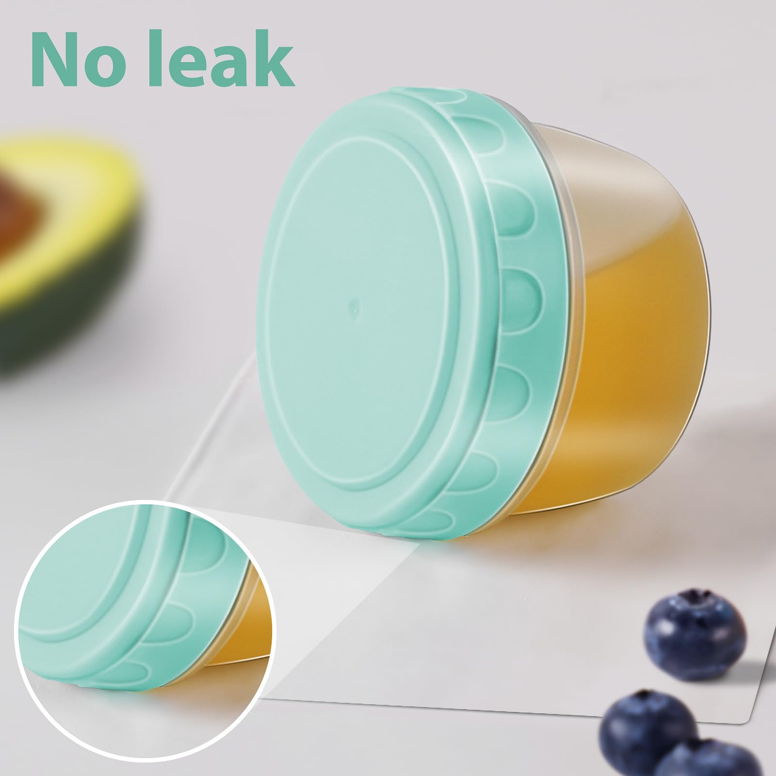 contenedores-aderezo-llevar aptos para lavavajillas, fácil limpieza.