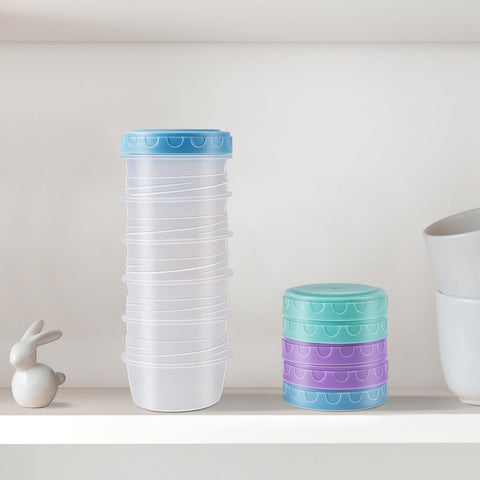 contenedores-aderezo-llevar colores suaves, presentación atractiva de la comida.