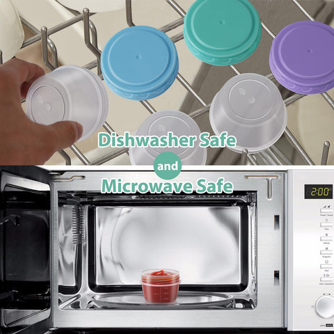 contenedores-aderezo-llevar porciones de 2-7oz para salsas.