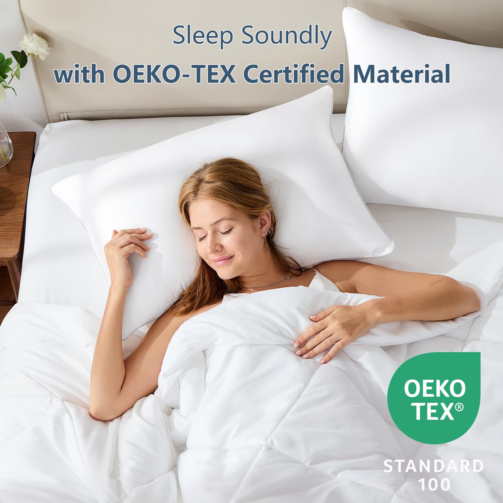 CozyLux relleno alternativo suave ofrece soporte cómodo