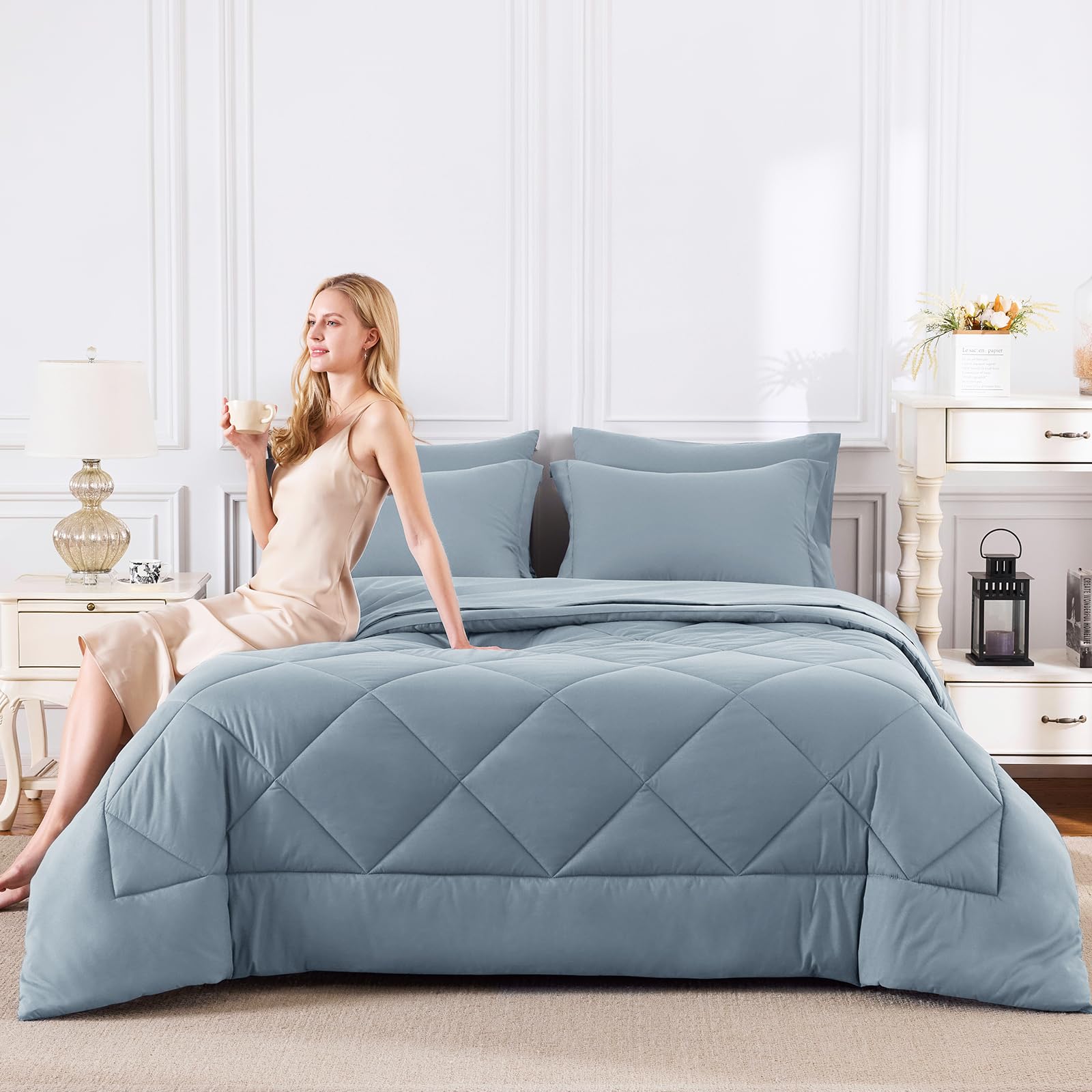 CozyLux Cuidado sencillo en lavadora para mantener suavidad