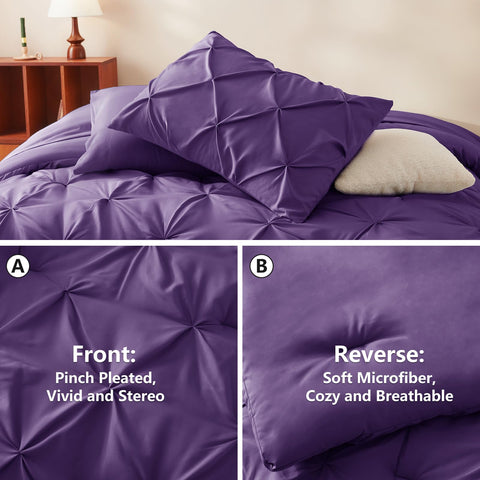 CozyLux patrón geométrico morado añade elegancia moderna