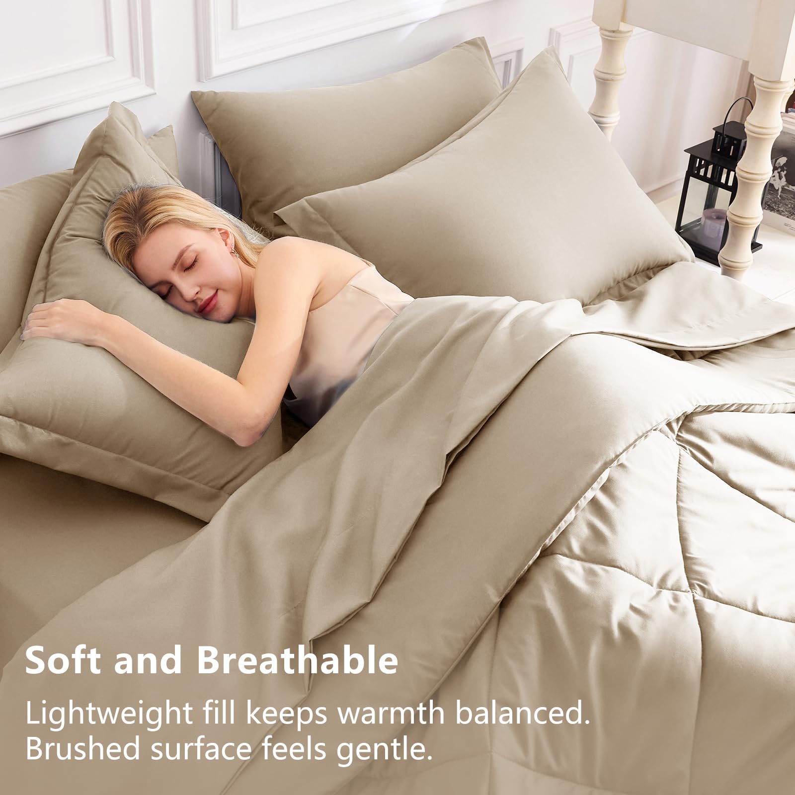 Funda de almohada CozyLux para almohada 20x40, suavidad duradera