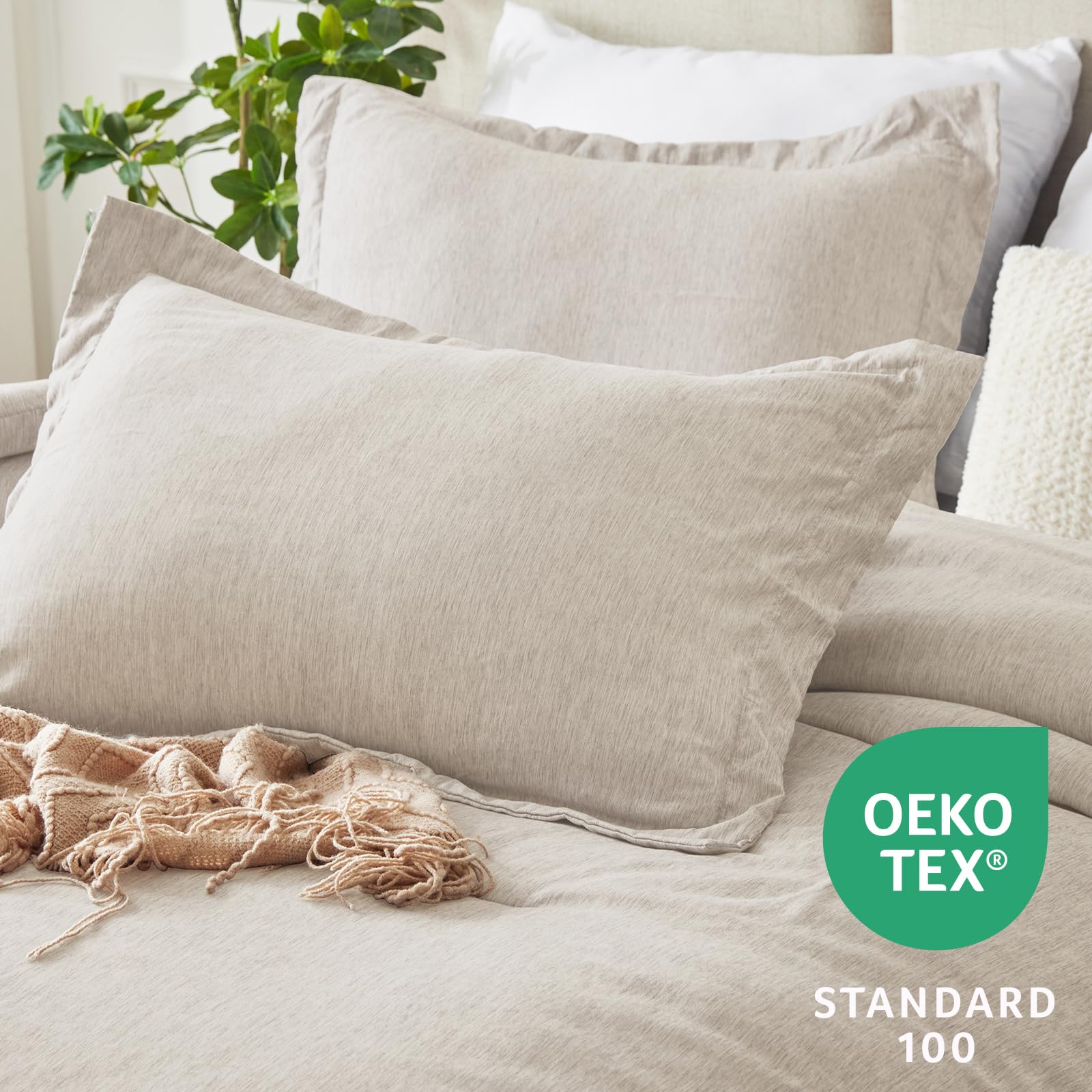 Juego de cama CozyLux Reina con dos fundas de almohada incluido.