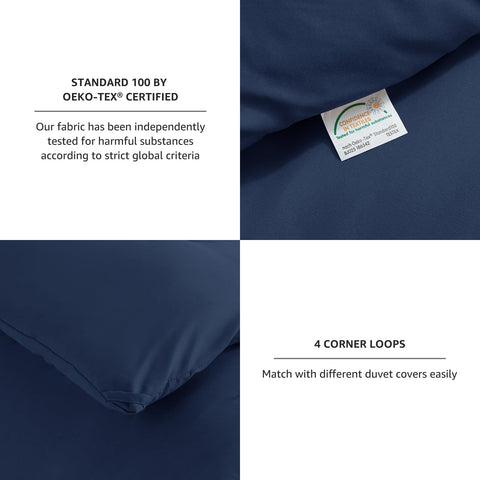 CozyLux tiras en las esquinas evitan que el edredón se desplace.