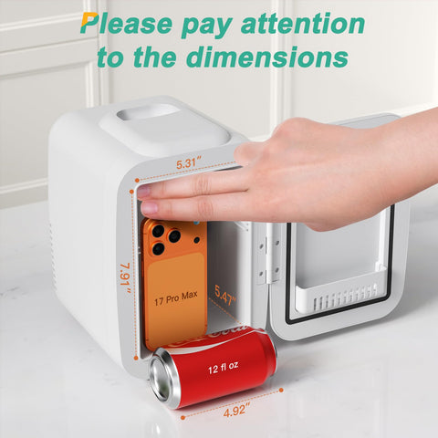 Crownful mini-frigorifico oficina: almacenamiento compacto para snacks.