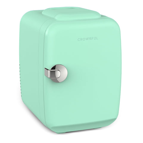 CROWNFUL mini-fridge cosméticos: conserva productos de belleza frescos y seguros.