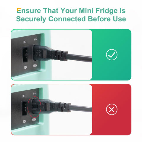 CROWNFUL mini-fridge silencioso: funcionamiento suave ideal para dormitorio o estudio.