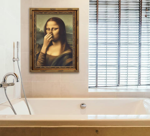 CXKAWM Mona Lisa regalo perfecto para amantes del arte y humor