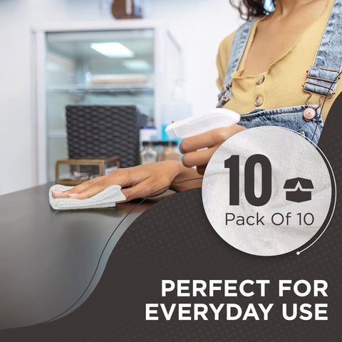 DecorRack lavado a máquina con 10 paños duraderos.