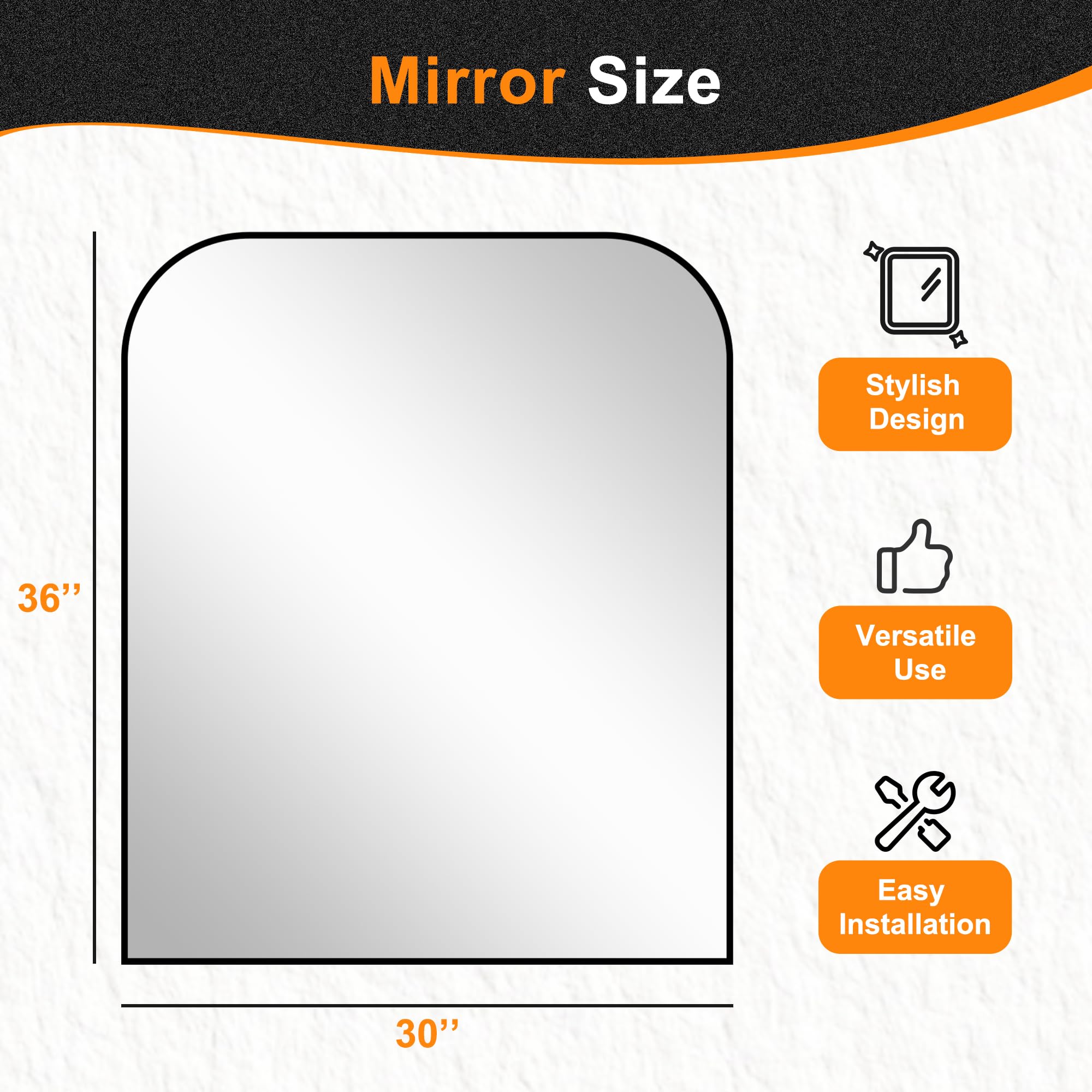 Delma espejo de alta calidad para uso diario y duradero.