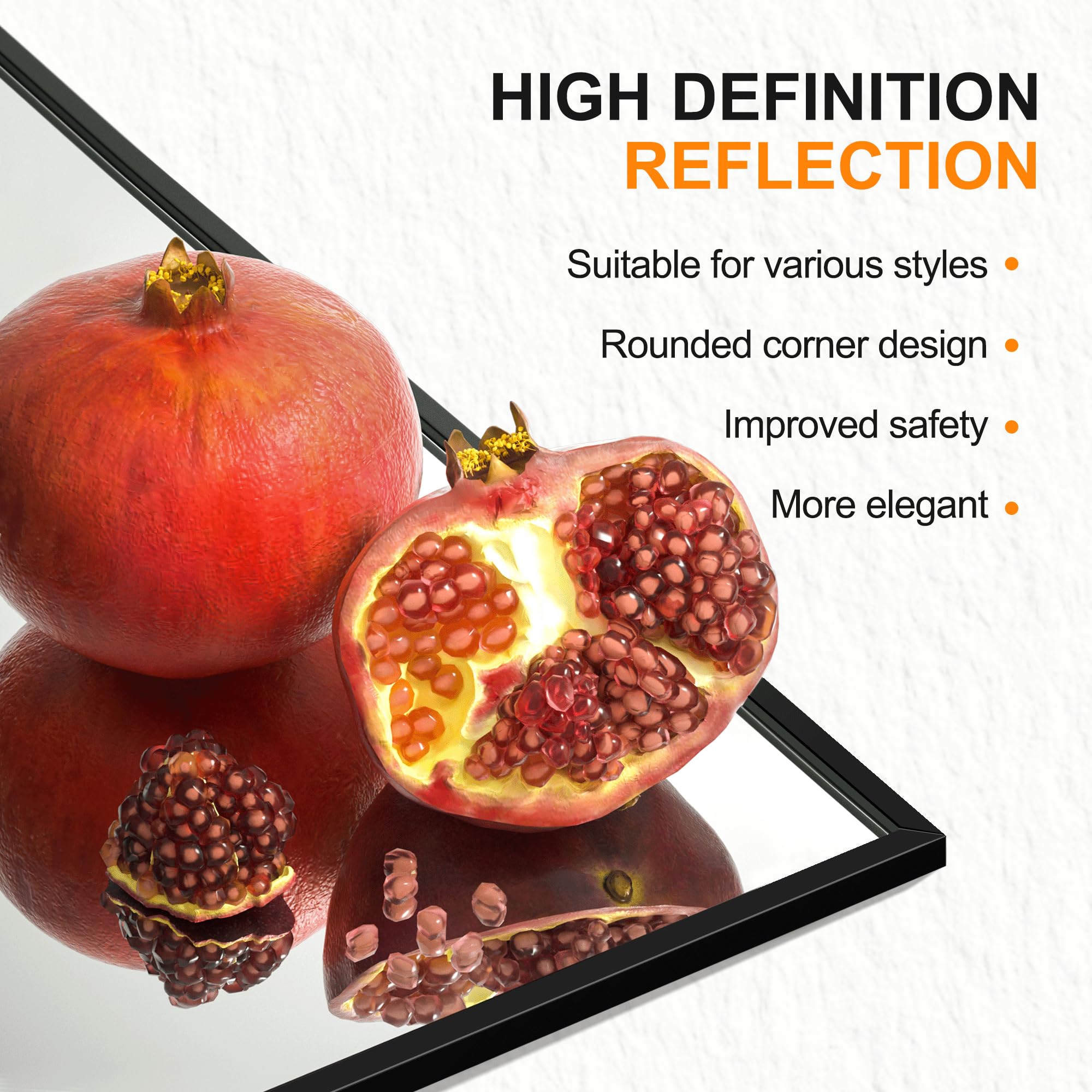 Delma espejo dormitorio 30x55, estilo contemporáneo