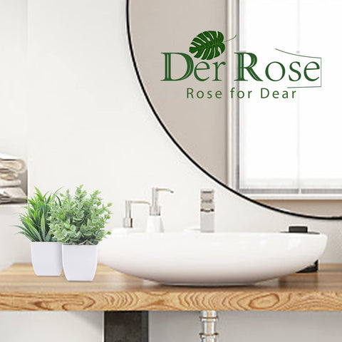 Der Rose decoración interior con plantas artificiales, iluminación verde durante todo el año.