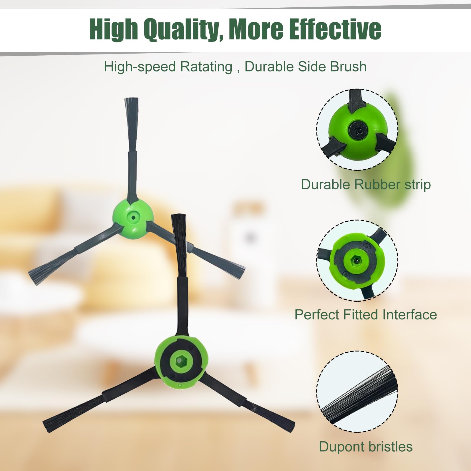 Detetap cepillo lateral para Roomba e5: alcance de esquinas mejorado