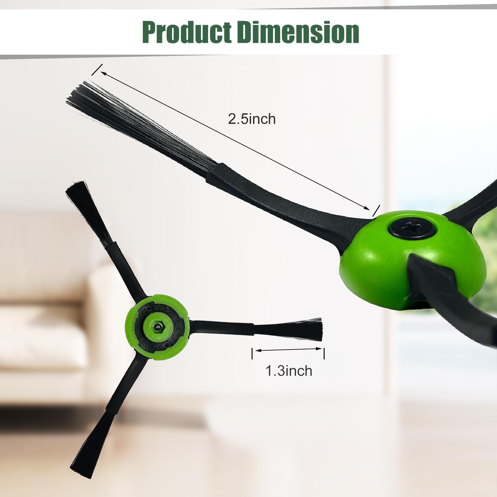 Detetap cepillo lateral para Roomba e6: rendimiento continuo
