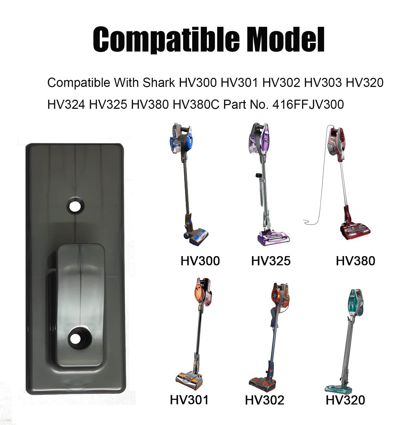 Detetap instalación rápida de gancho en la pared para Shark.