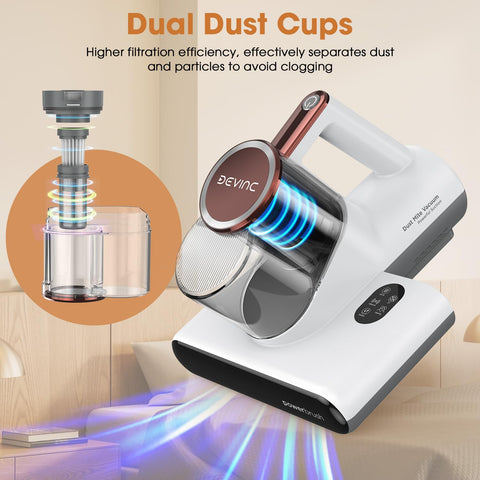 DEVINC tanque de polvo transparente facilita monitoreo y vaciado