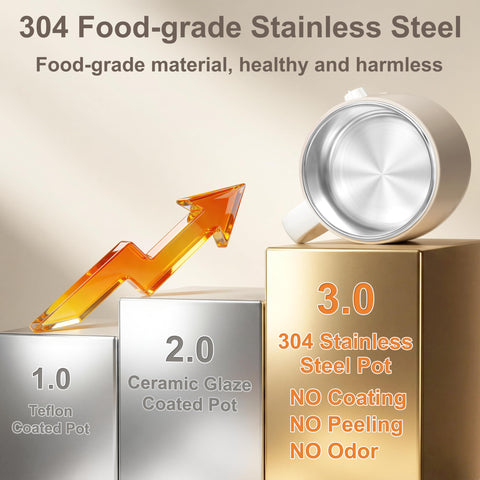 Olla Dezin 1,6 L para preparar ramen en minutos