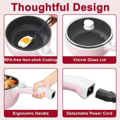 Dezin olla eléctrica de 1,5 L en tamaño compacto.