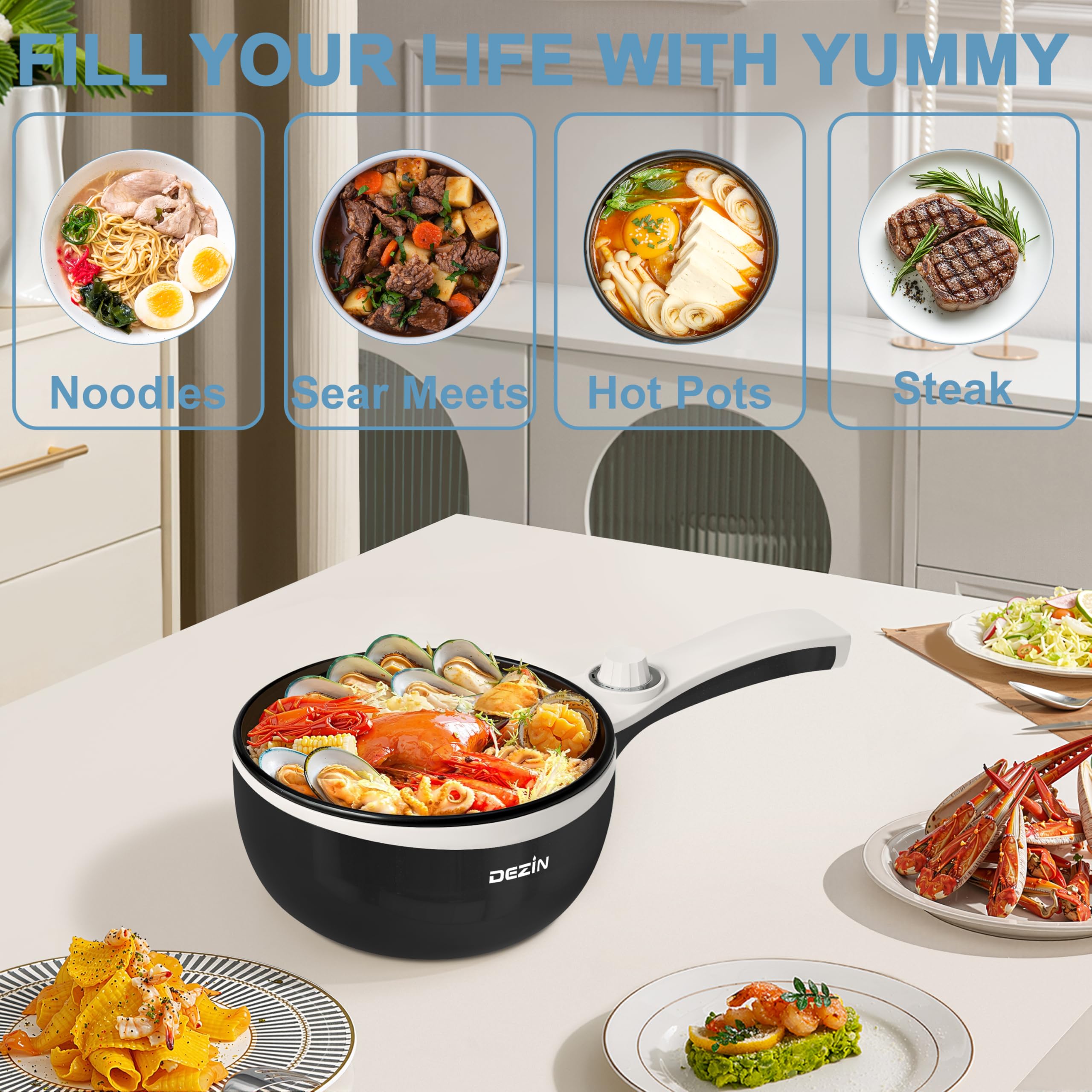 DEZIN portátil para dormitorio y vida en furgoneta, cocina rápida donde quieras.