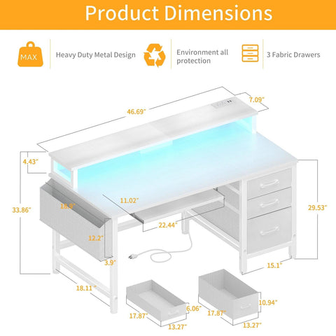 DLisiting bandeja para teclado integrada para flujo de trabajo cómodo