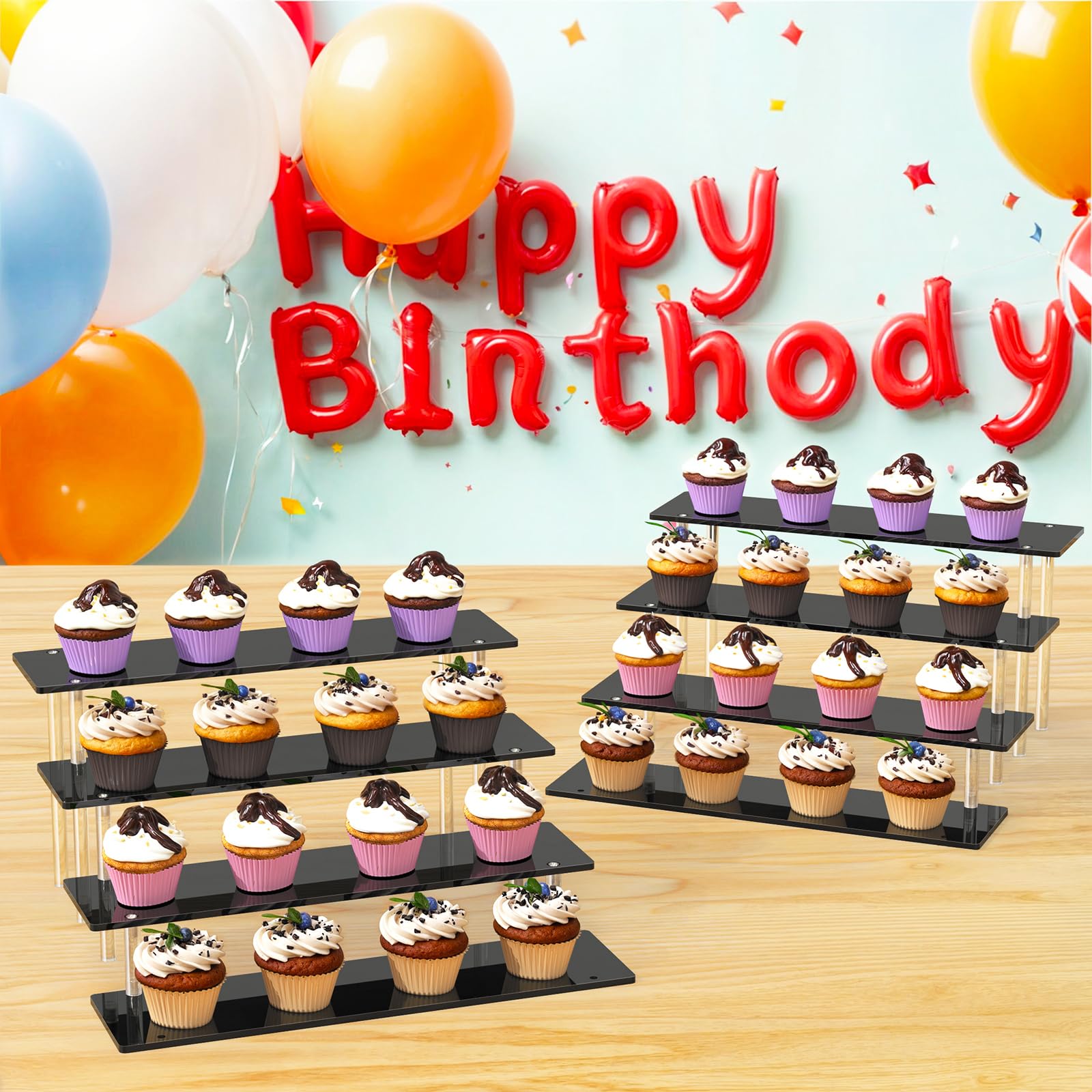 Dooiclear expositor-postres y figuras para mostrarlas con claridad