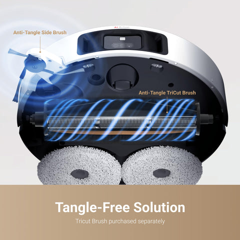 DREAME L40 Ultra: detección de manchas para limpieza localizada.