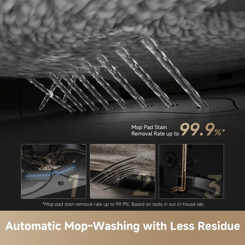 DREAME X50 Ultra cuidado de alfombras, modos especificos para fibras