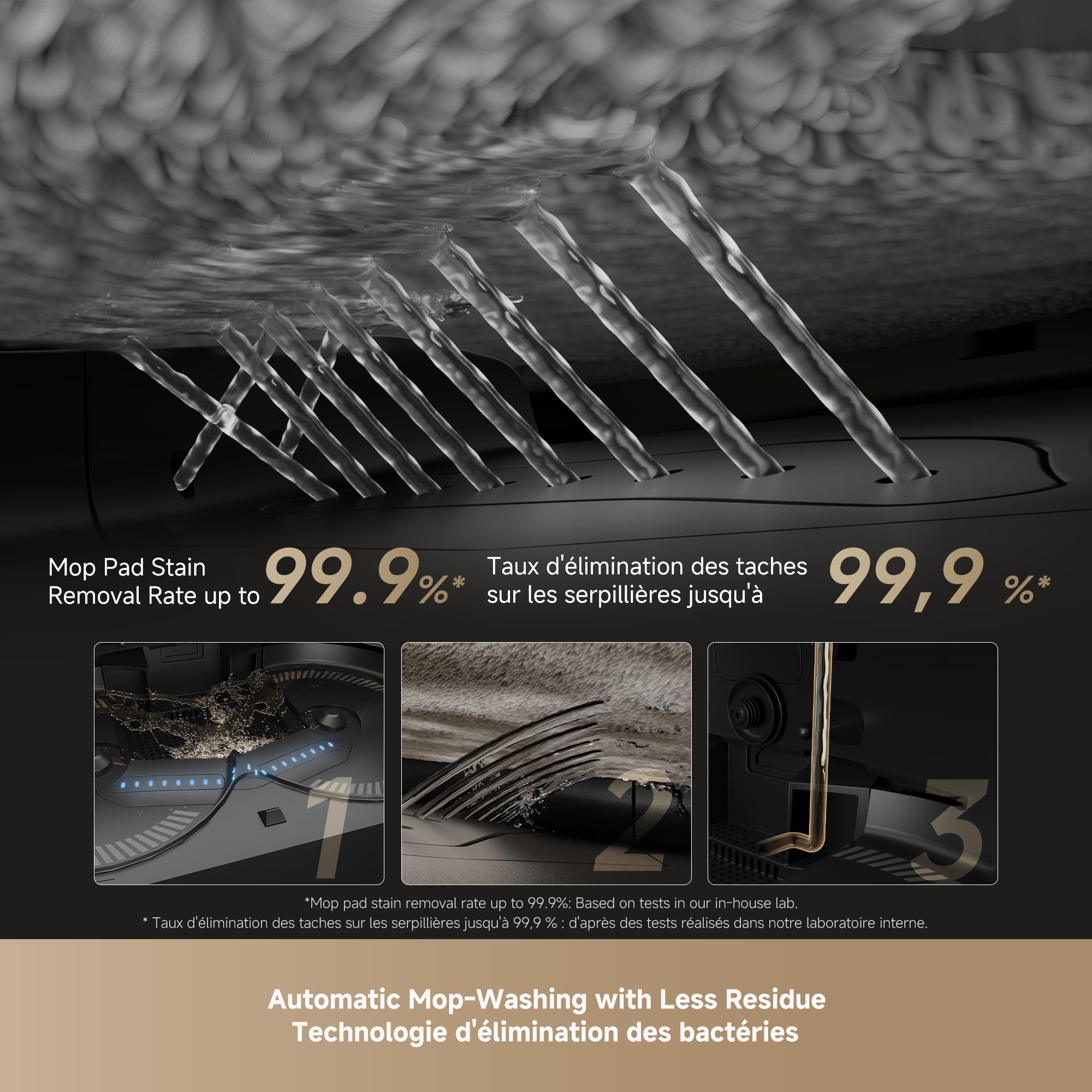 DREAME X50 Ultra modos para alfombras protegen y limpian según la superficie.