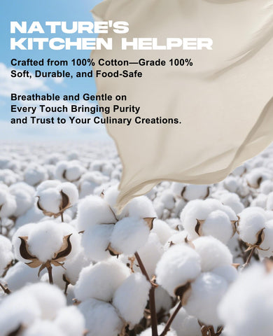 Druvian gasa con motas naturales visibles; enjuaga antes de usar.