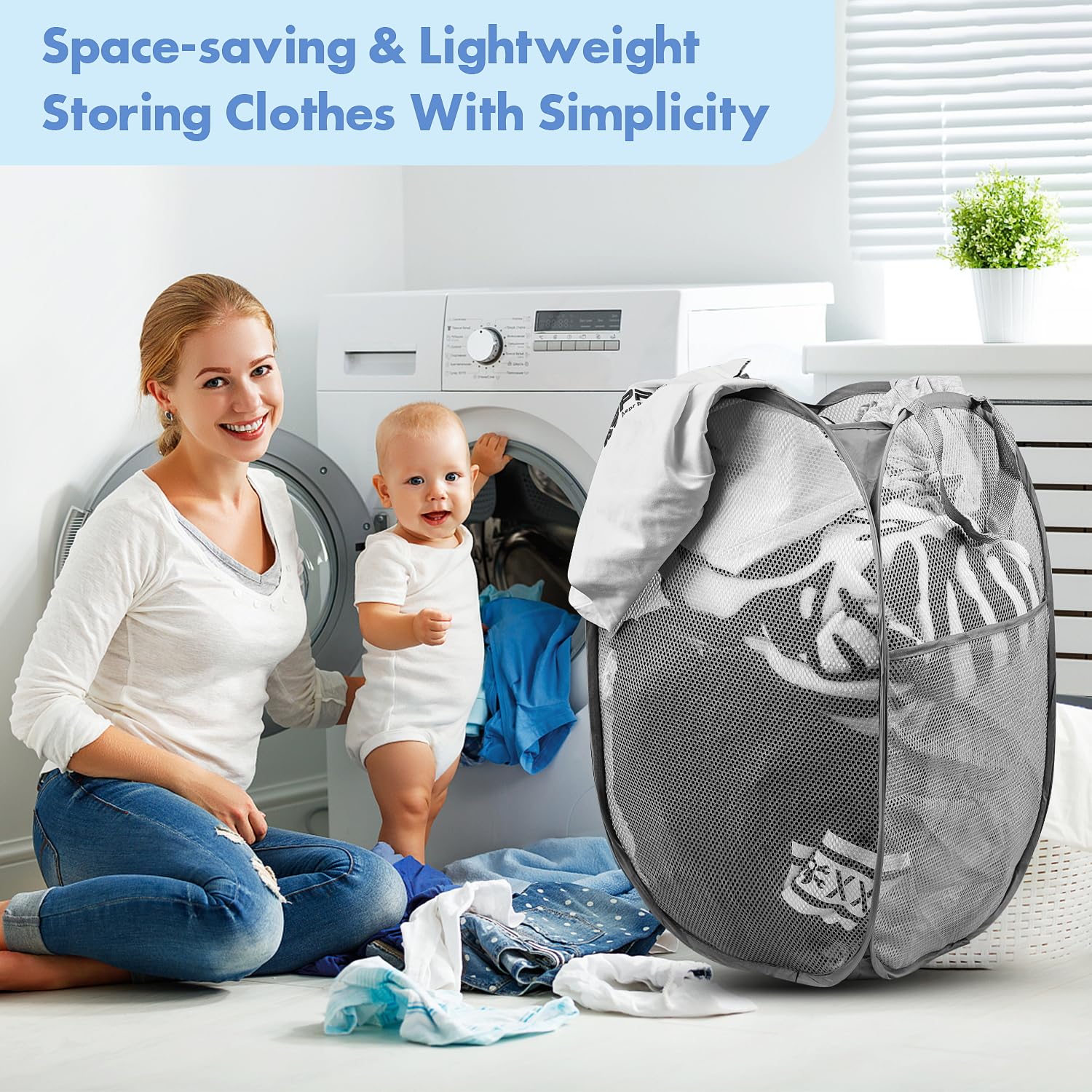 DUCOO cesto pop-up con diseño que ahorra espacio