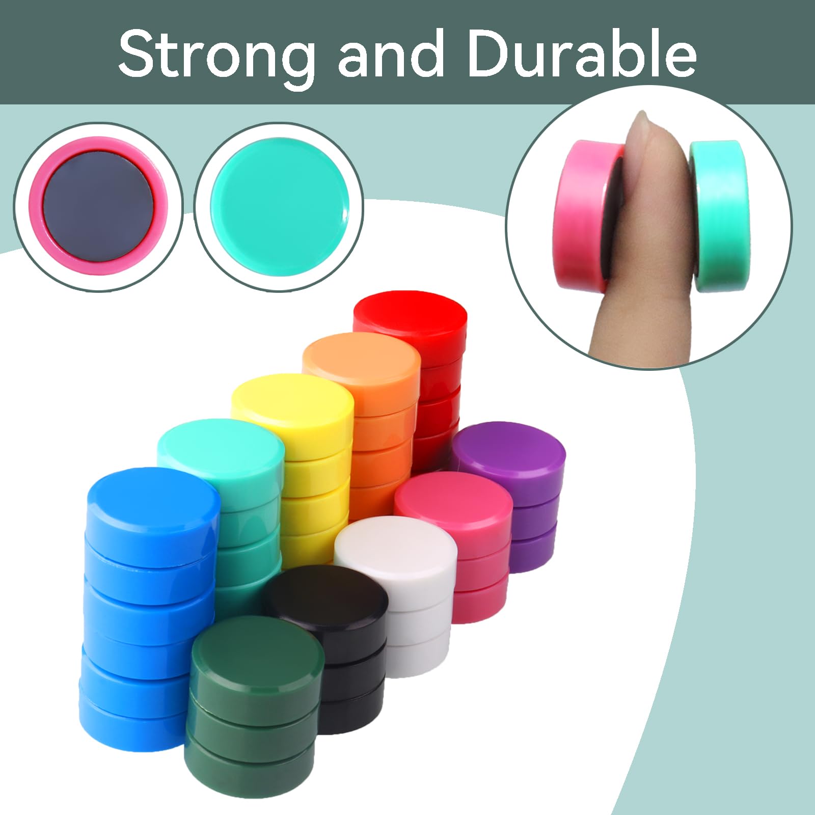 Imanes DUJEQM para fotos y memorias, adhesivos, ayudan a crear un marco en la nevera.