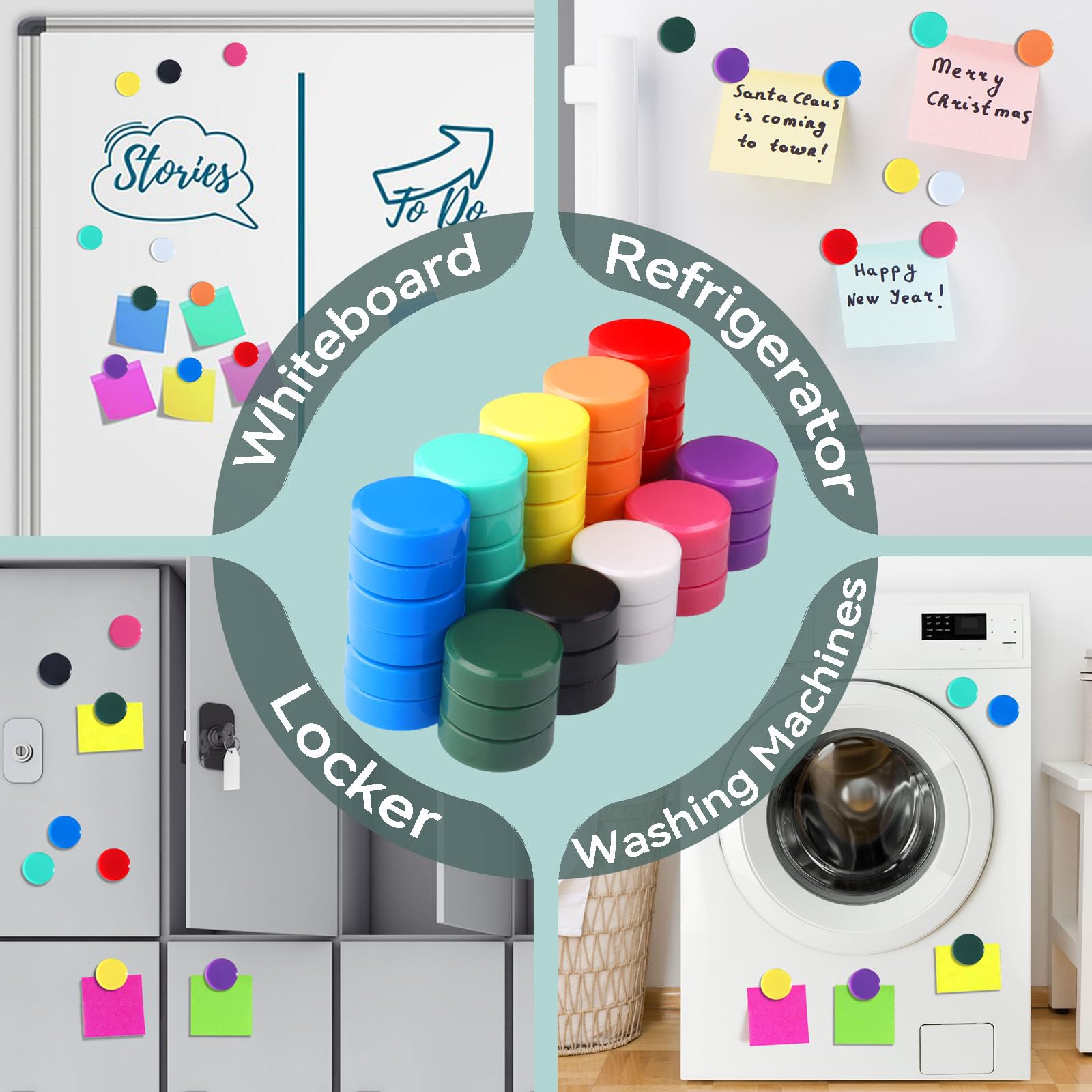 Imán DUJEQM práctico como regalo familiar, útil y asequible para decorar la cocina.