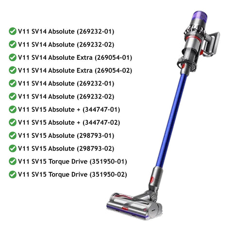 Dyson instalación rápida del cabezal para cambiar de accesorio sin esfuerzo.