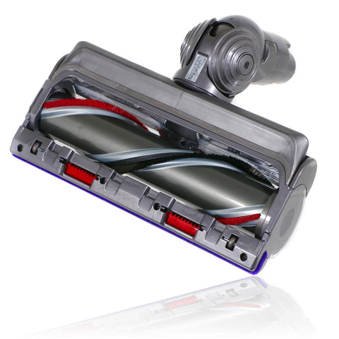 Dyson uso en alfombras, recoge pelos y polvo de forma eficiente.