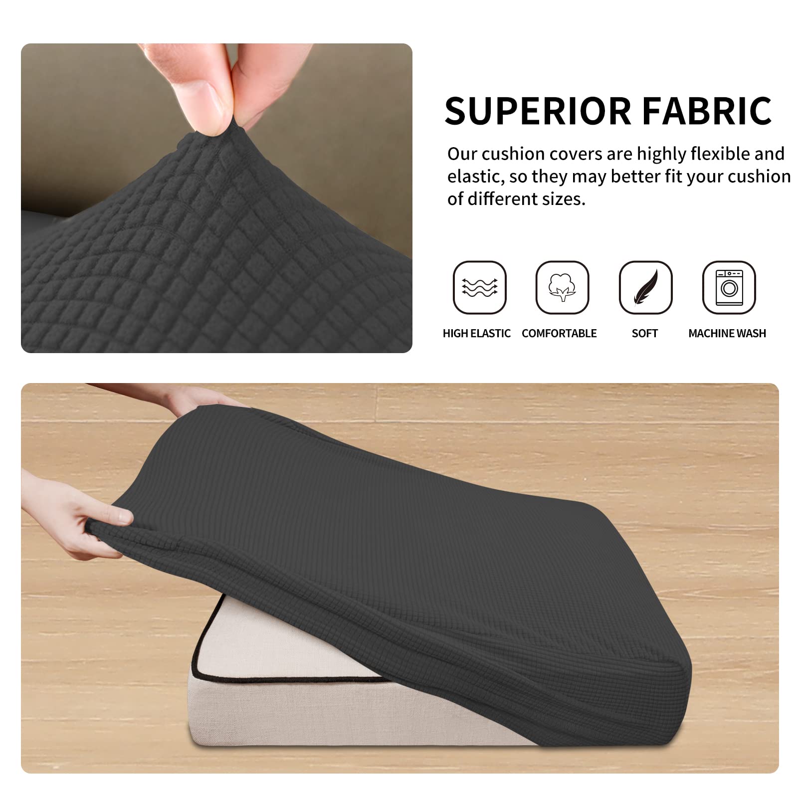 Lavable a máquina, cuidado sencillo para la funda Easy-Going.