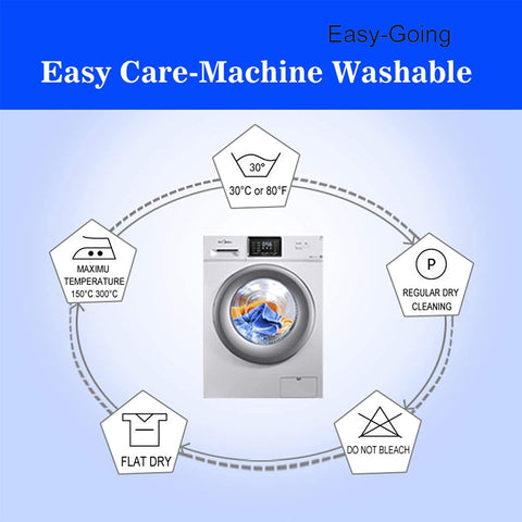 Cuidado sencillo: lavado a máquina a 30 °C sin lejía