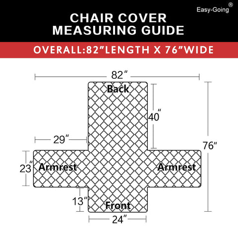 Funda Easy-Going para silla lavable a máquina para cuidado fácil