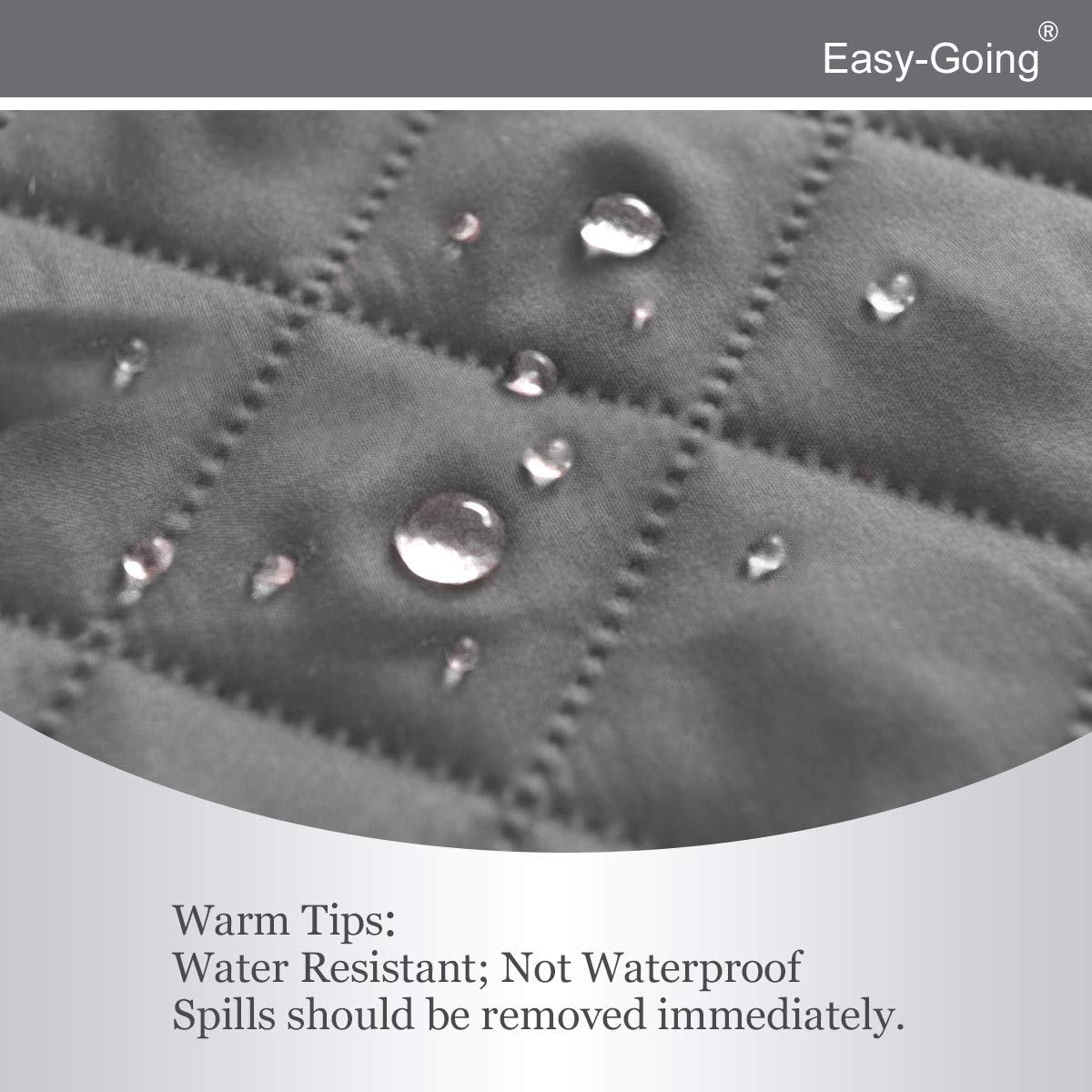 Easy-Going funda con tubos de foam incluidos previene deslizamiento suave.